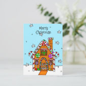 Carte Postale Joyeux Noël personnalisé (Debout devant)