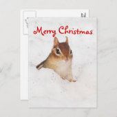 Carte postale Joyeux Noël Petit moignon (Devant / Derrière)