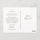 Carte Postale Joyeux Noël, photo de famille au pied du sapin de  (Dos)