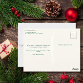 Carte Postale Joyeux Noël Photo Fun Teddy Bear Pilot