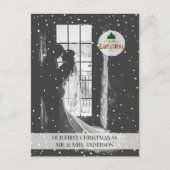 Carte Postale "Joyeux Noël !" Photo Karte Schneeflocken (Devant)