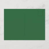 Carte Postale Joyeux Noël pois verts (Dos)