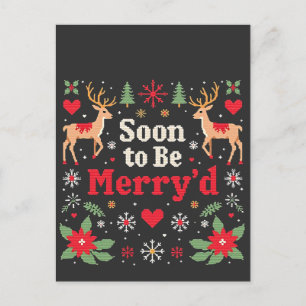 Carte Postale Joyeux Noël pour les couples