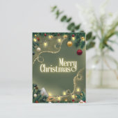 Carte Postale Joyeux Noël Sage (Debout devant)