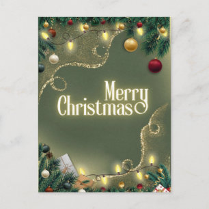 Carte Postale Joyeux Noël Sage