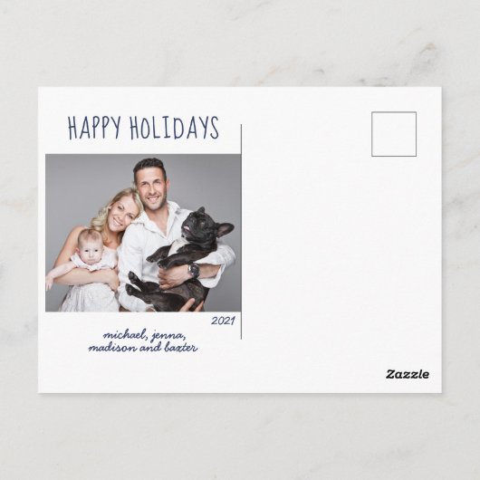 Carte Postale Joyeux Noël | Santa Claus Owl (Dos)