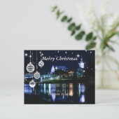 Carte Postale Joyeux Noël - Unijow, Lodz, Pologne (Debout devant)