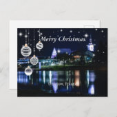 Carte Postale Joyeux Noël - Unijow, Lodz, Pologne (Devant / Derrière)