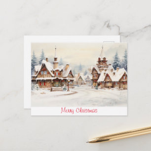 Carte Postale Joyeux Noël vintage