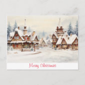 Carte Postale Joyeux Noël vintage (Devant)