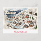 Carte Postale Joyeux Noël vintage (Devant)