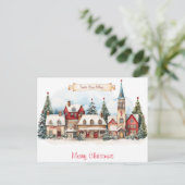 Carte Postale Joyeux Noël vintage (Debout devant)