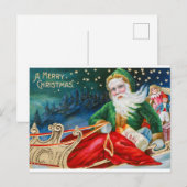 Carte Postale Joyeux Noël vintage (Devant / Derrière)