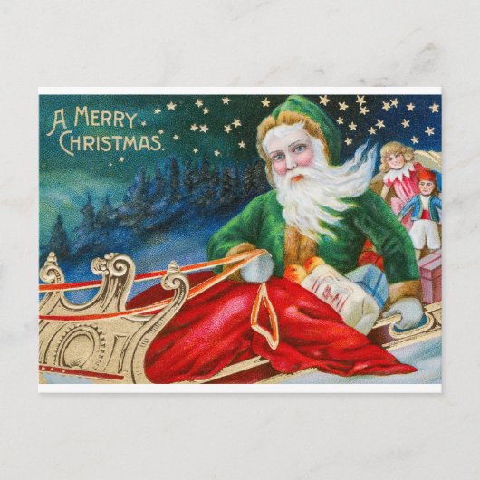 Carte Postale Joyeux Noël vintage (Devant)