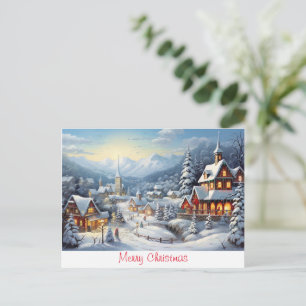 Carte Postale Joyeux Noël vintage