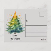 Carte Postale Joyeux Noël Woof-mas Dog Tree Dormir (Dos)