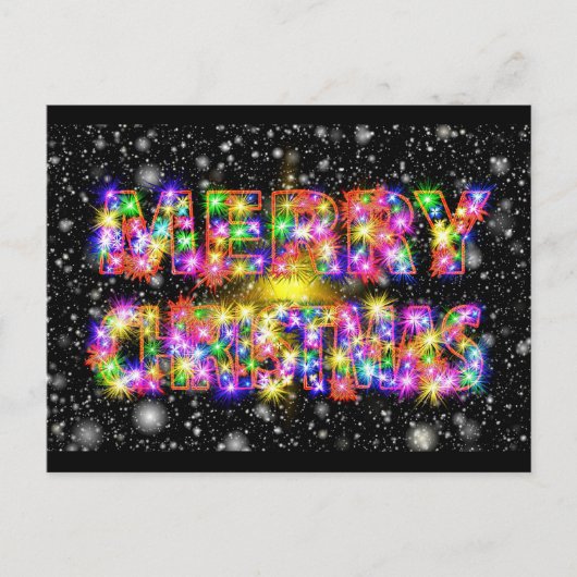 Carte Postale Joyeux Noël Wow ! (Devant)