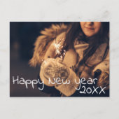 Carte Postale Joyeux Nouvel An 2023 Script Photo complète (Devant)