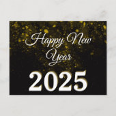 Carte Postale Joyeux Nouvel An Joyeux Noël Fête 2025 (Devant)