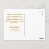 Carte Postale Joyeux Nouvel An Real Estate Company Gold Corporat (Dos)