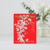 Carte Postale Joyeux Nouvel An Têt Chúc Msubstantif Năm Mớ i Xuâ (Debout devant)