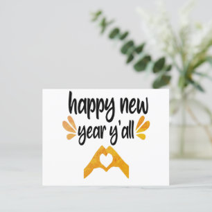 Carte Postale Joyeux Nouvel An Y'all