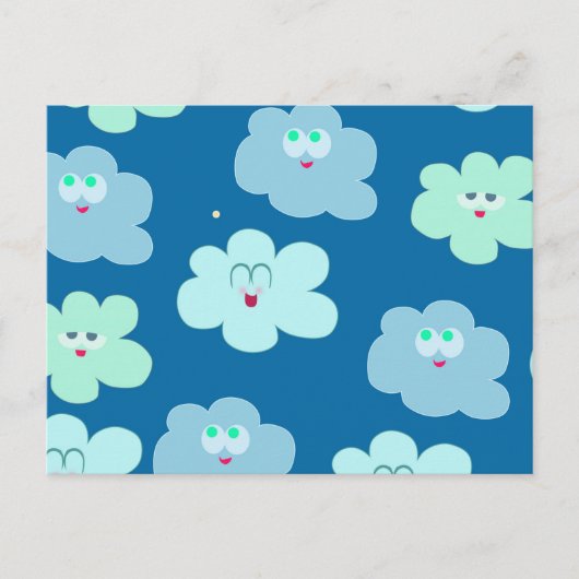 Carte Postale Joyeux nuages (Devant)