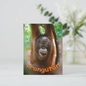 Carte Postale Joyeux Orangoutan (Debout devant)