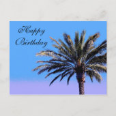 Carte Postale Joyeux palmier d'anniversaire (Devant)