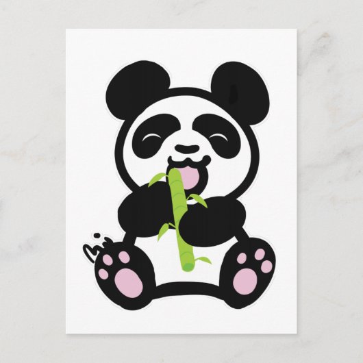 Carte Postale Joyeux Panda (Devant)