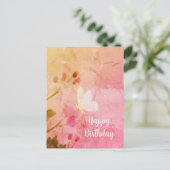 Carte Postale Joyeux papillon d'anniversaire (Debout devant)