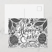 Carte Postale Joyeux Pâques (Devant / Derrière)