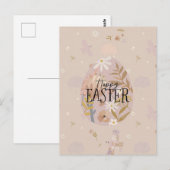 Carte Postale Joyeux Pâques (Devant / Derrière)