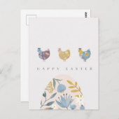 Carte Postale Joyeux Pâques (Devant / Derrière)