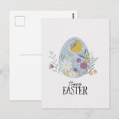 Carte Postale Joyeux Pâques (Devant / Derrière)