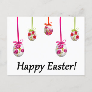 Carte Postale Joyeux Pâques ! (d'inspiration ukrainienne)