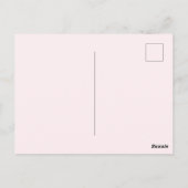 Carte Postale Joyeux Pâques poussins rose (Dos)