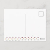 Carte Postale Joyeux Pawlidays Conception Chien - Sheltie (Dos)