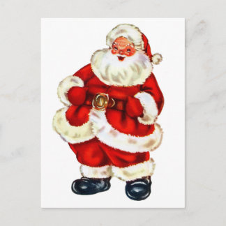 Carte Postale Joyeux Père Noël, fêtes vintage