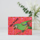 Carte Postale Joyeux perroquet (Debout devant)