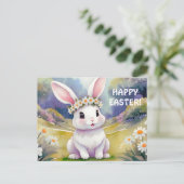 Carte Postale Joyeux petit lapin 2, Pâques (Debout devant)