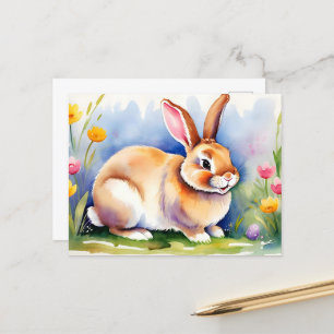 Carte Postale Joyeux petit lapin 2, Pâques