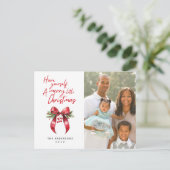 Carte postale Joyeux petit Noël (Debout devant)