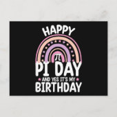 Carte Postale Joyeux Pi Day Et oui c'est mon Anniversaire Math R (Devant)