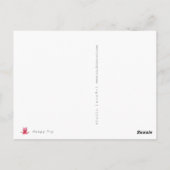 Carte Postale Joyeux porc (Dos)