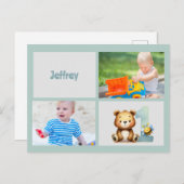 Carte Postale Joyeux premier anniversaire ! (Devant / Derrière)