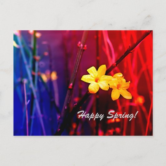 Carte Postale Joyeux Printemps (Devant)