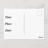 Carte Postale Joyeux Purim (Dos)