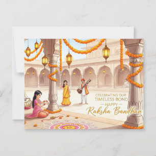 Carte Postale Joyeux Rakhi, Raksha Bandhan