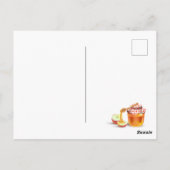 Carte Postale Joyeux Rosh Hashanah Juif Nouvel An Miel & Pomme (Dos)